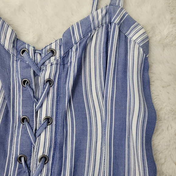 Hollister blue&white striped romper - Picture 12 of 12